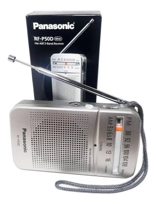 Radio Bolsillo Panasonic Rf-p50d Am/fm Parlante 2aa