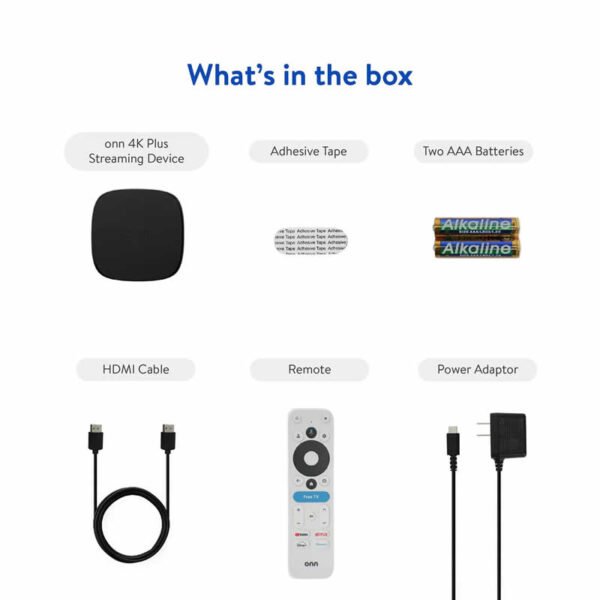 onn Dispositivo de Transmisión 4K Plus