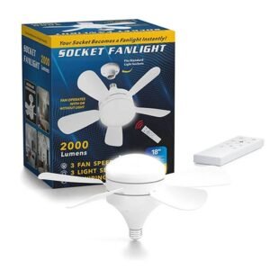 Ventilador De Techo Con Foco 2000 Lumens