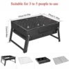 main-image-3-2 Parrilla Asador De Carbón Plegable Mini Portátil Aire Libre