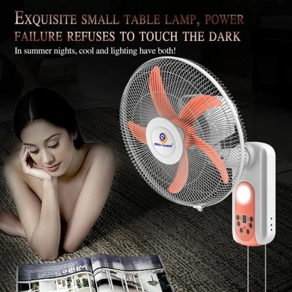 Ventilador Pared Eléctrico Recargable