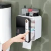 Dispensador multifuncional de papel higiénico