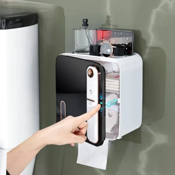 Dispensador multifuncional de papel higiénico