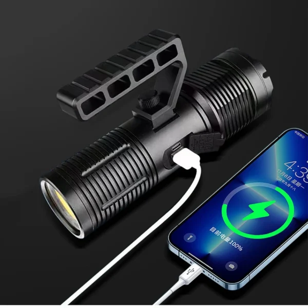 main-image-2 Linterna De Trabajo Alta Potencia Led Recargable Profesional