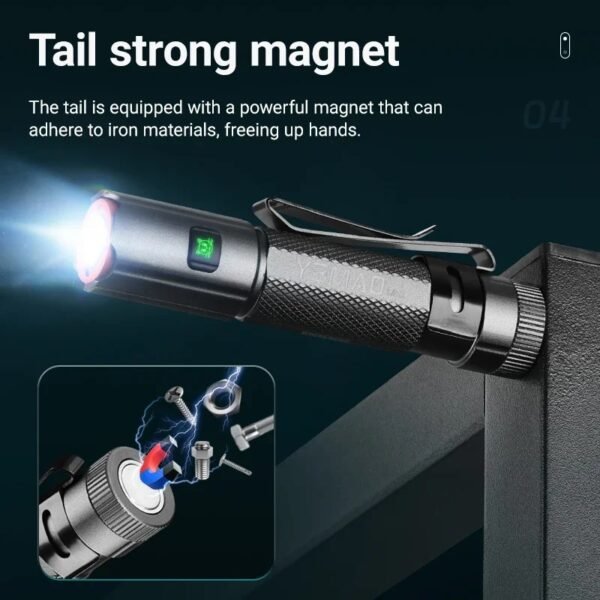 main-image-5 Mini Linterna Recargable Magnética De Emergencia
