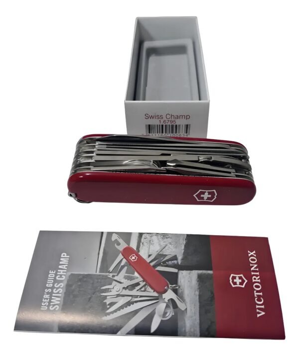 Victorinox Swisschamp 1.6795 Navaja Color Rojo 33 Herramientas