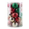 Bolas de Navidad  Set por 25 Multicolor 6 cm