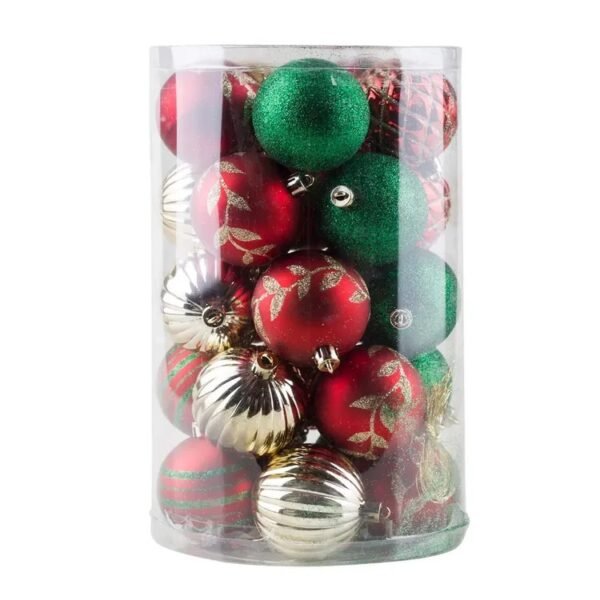 Bolas de Navidad  Set por 25 Multicolor 6 cm