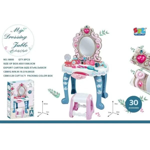 Imagen de WhatsApp 2025-11-05 a las 19.45.49_8465988c Set de Juego Tocador/Peinadora con Banco, Luz y Sonido